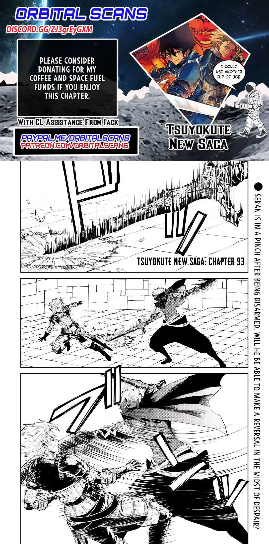Tsuyokute New Saga Chapter 93