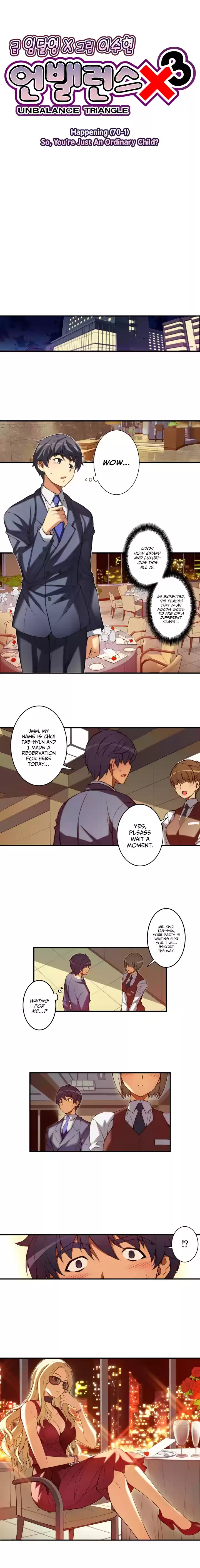 Unbalance Triangle Ch. 70.1 So, You're Just An Ordinary Child?