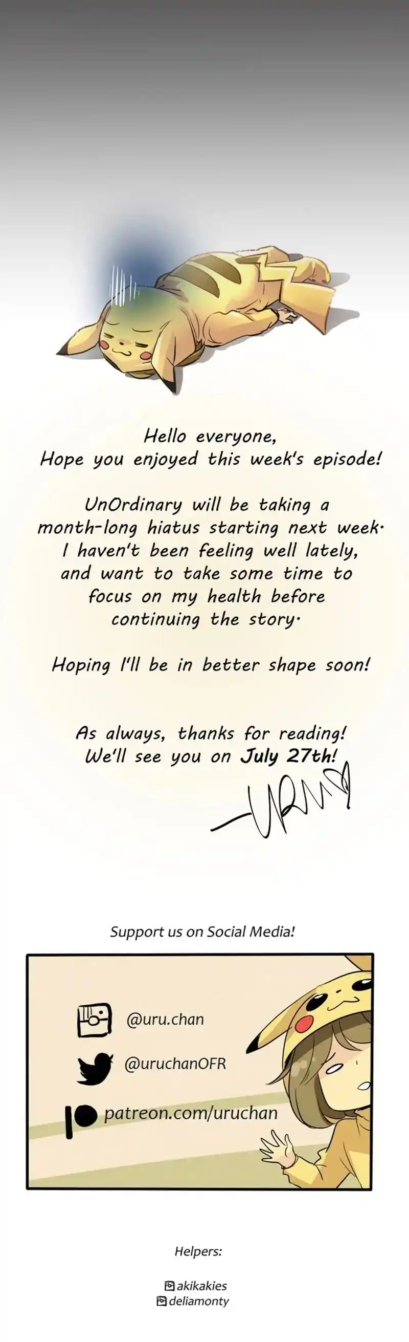 Unordinary Chapter 316