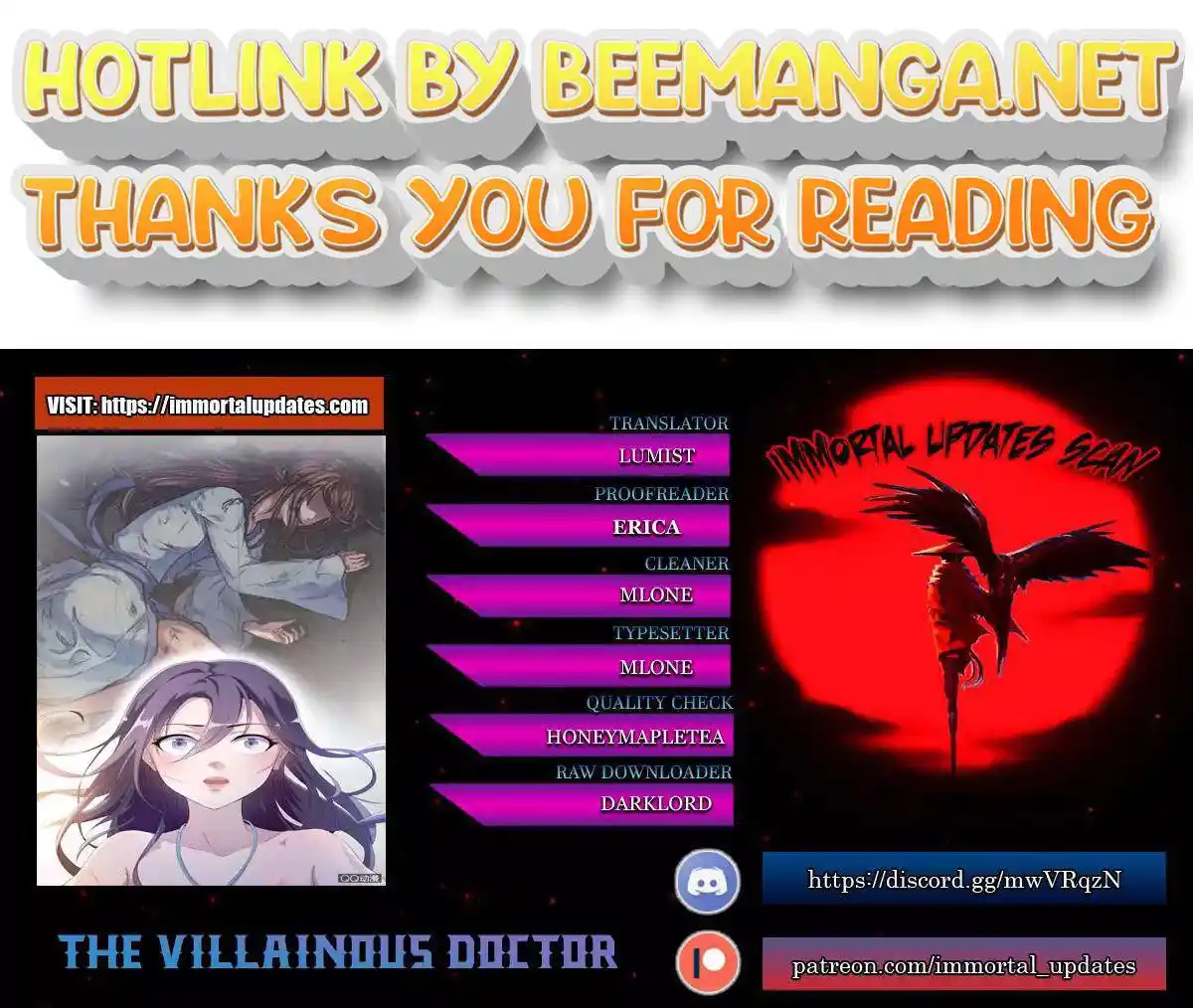 Unscrupuous Consort: the Evil Dotor Chapter 0
