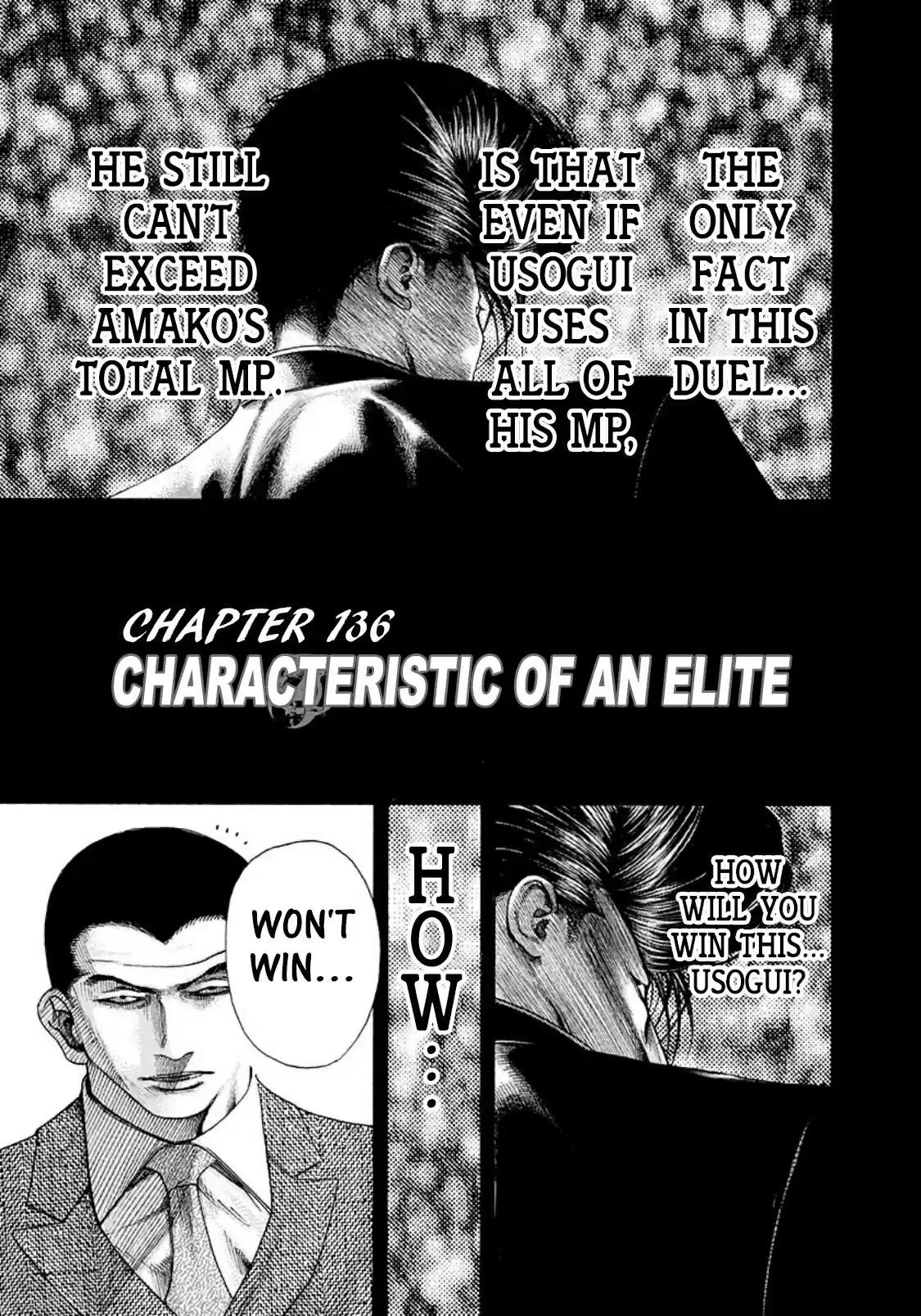 Usogui Vol. 12 Ch. 136 Characteristic of an Elite