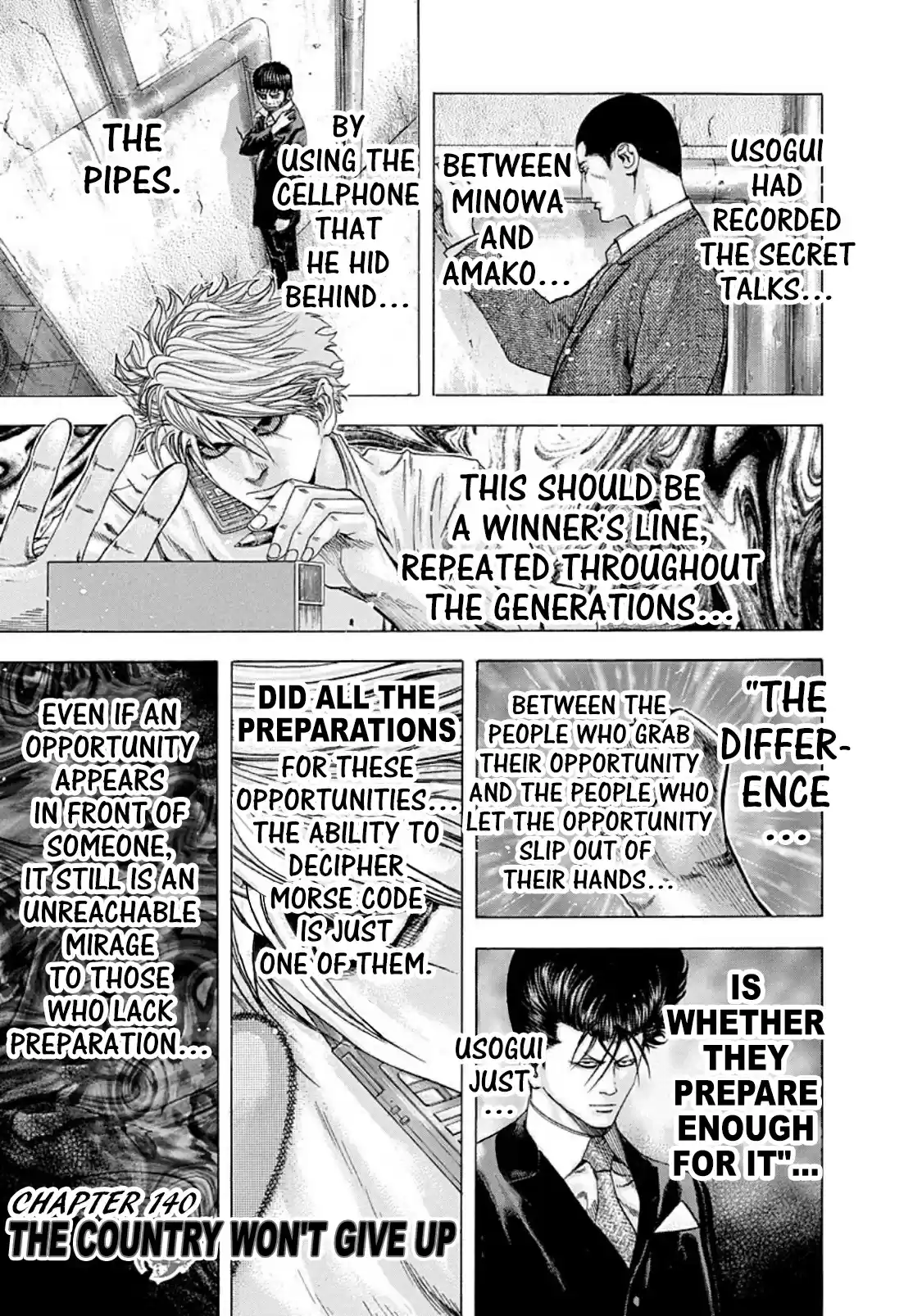 Usogui Vol. 13 Ch. 140 The Country Won't Give Up