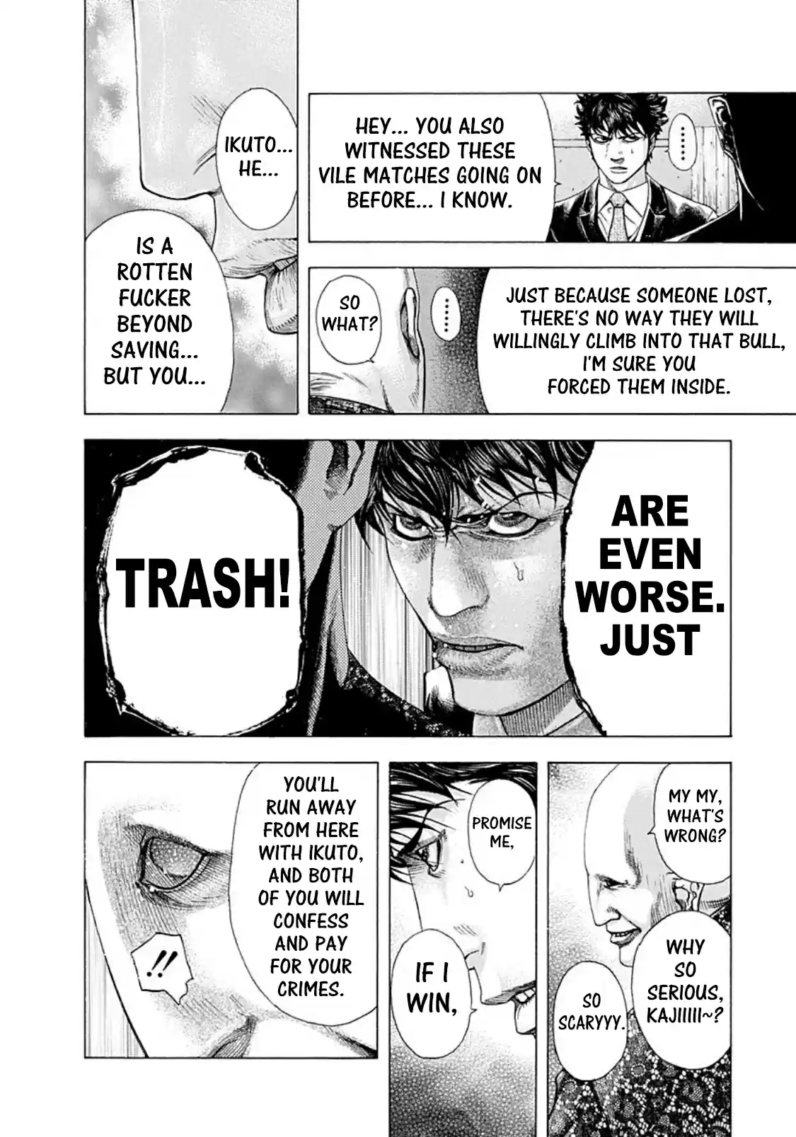 Usogui Vol. 15 Ch. 158 The Infernal Bull