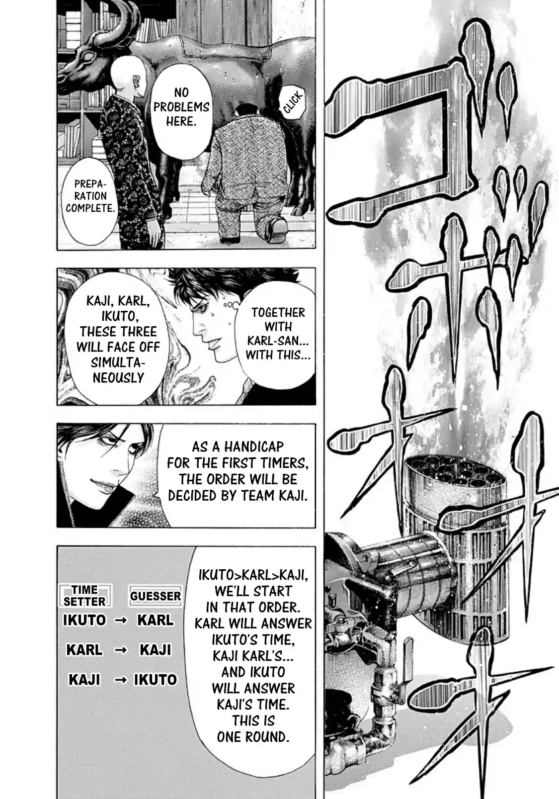 Usogui Vol. 15 Ch. 158 The Infernal Bull