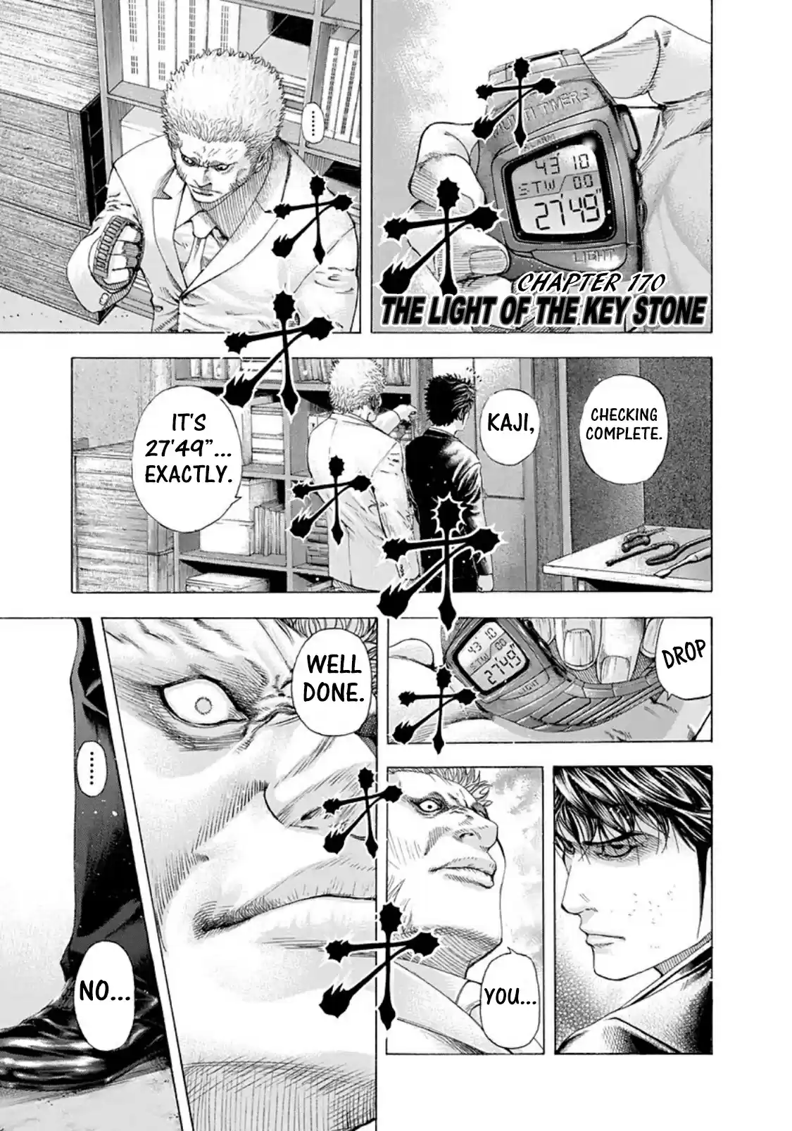 Usogui Vol. 16 Ch. 170 The Light Of The Key Stone