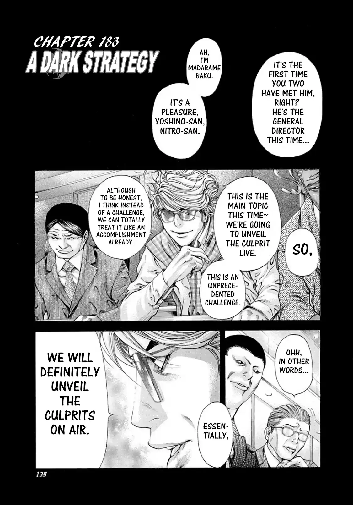 Usogui Vol. 17 Ch. 183 A Dark Strategy