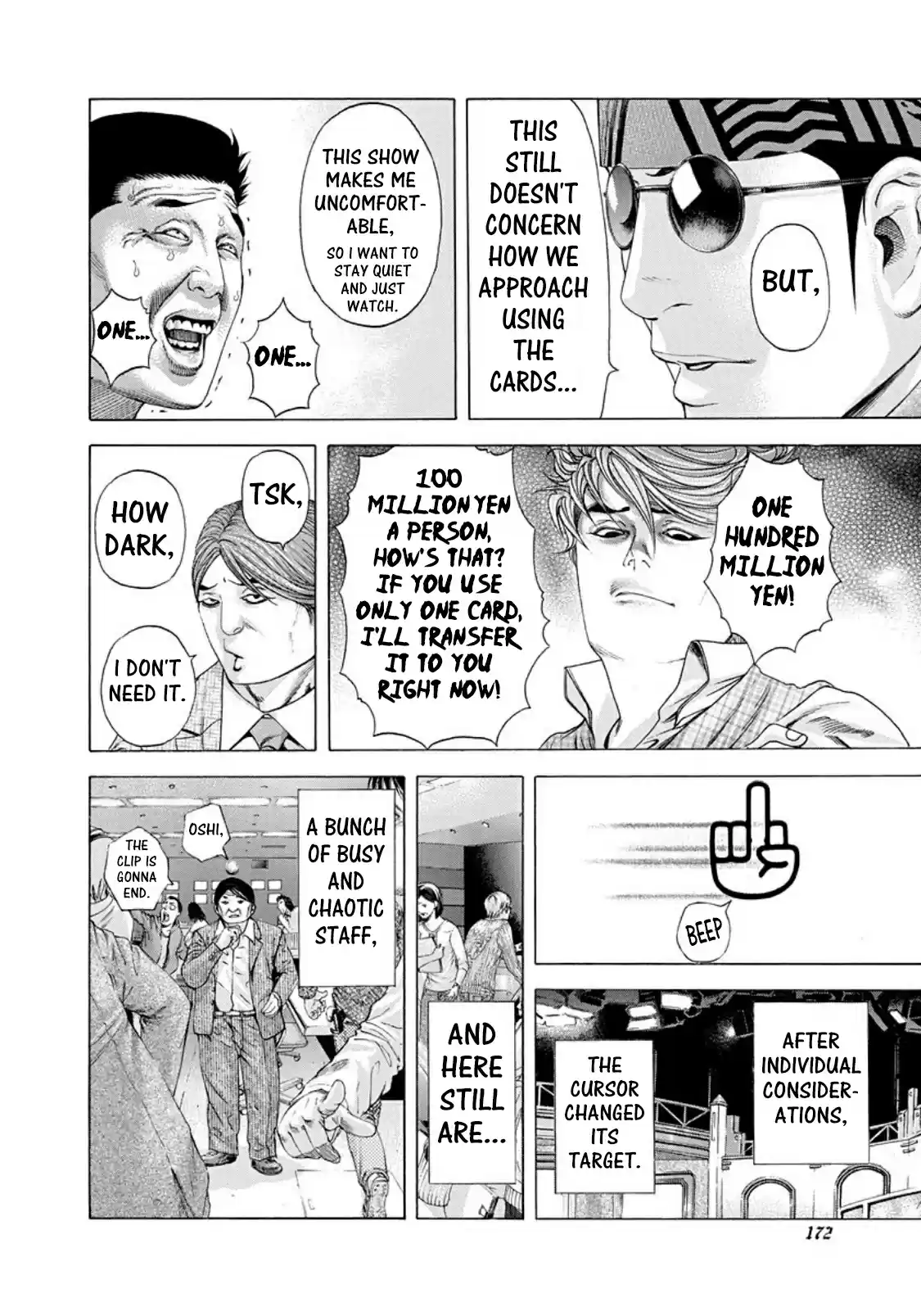 Usogui Vol. 17 Ch. 184 People Covered In Blood