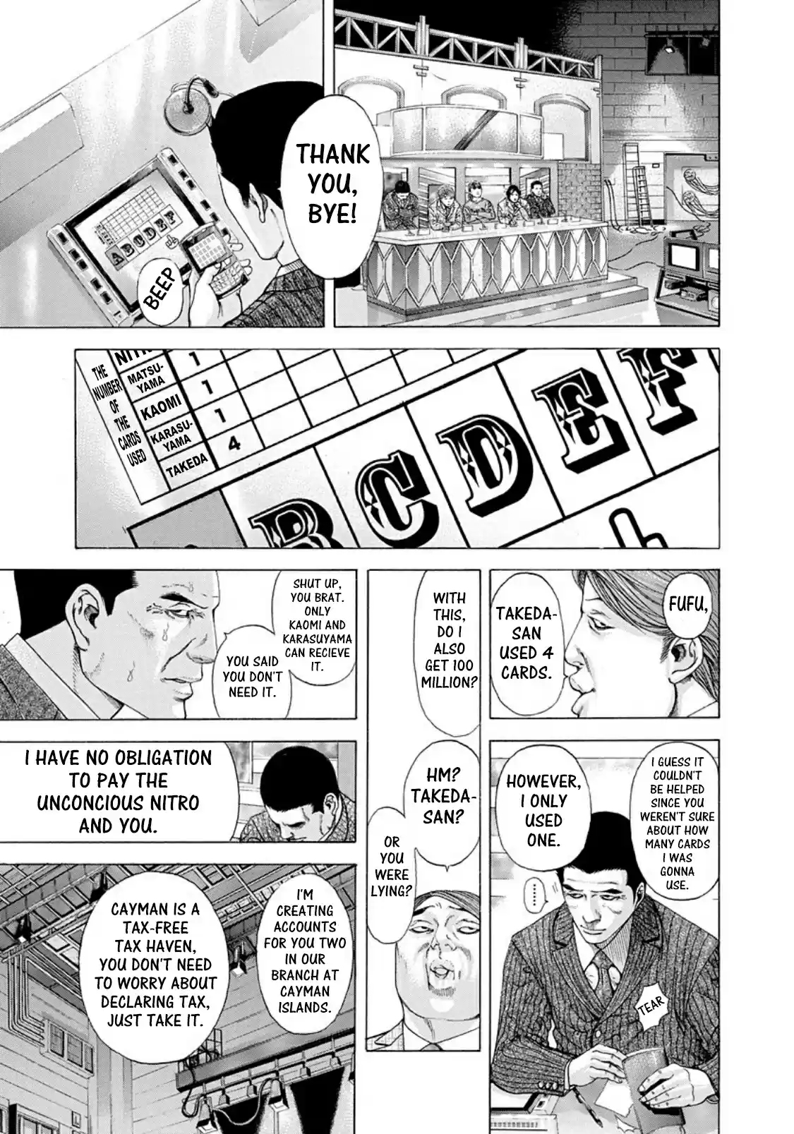 Usogui Vol. 17 Ch. 185 Consideration