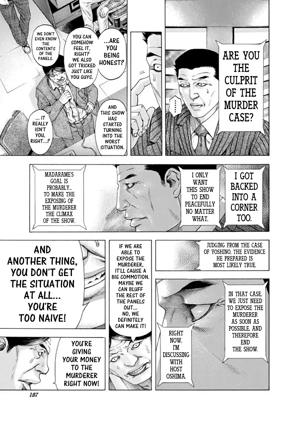 Usogui Vol. 17 Ch. 185 Consideration