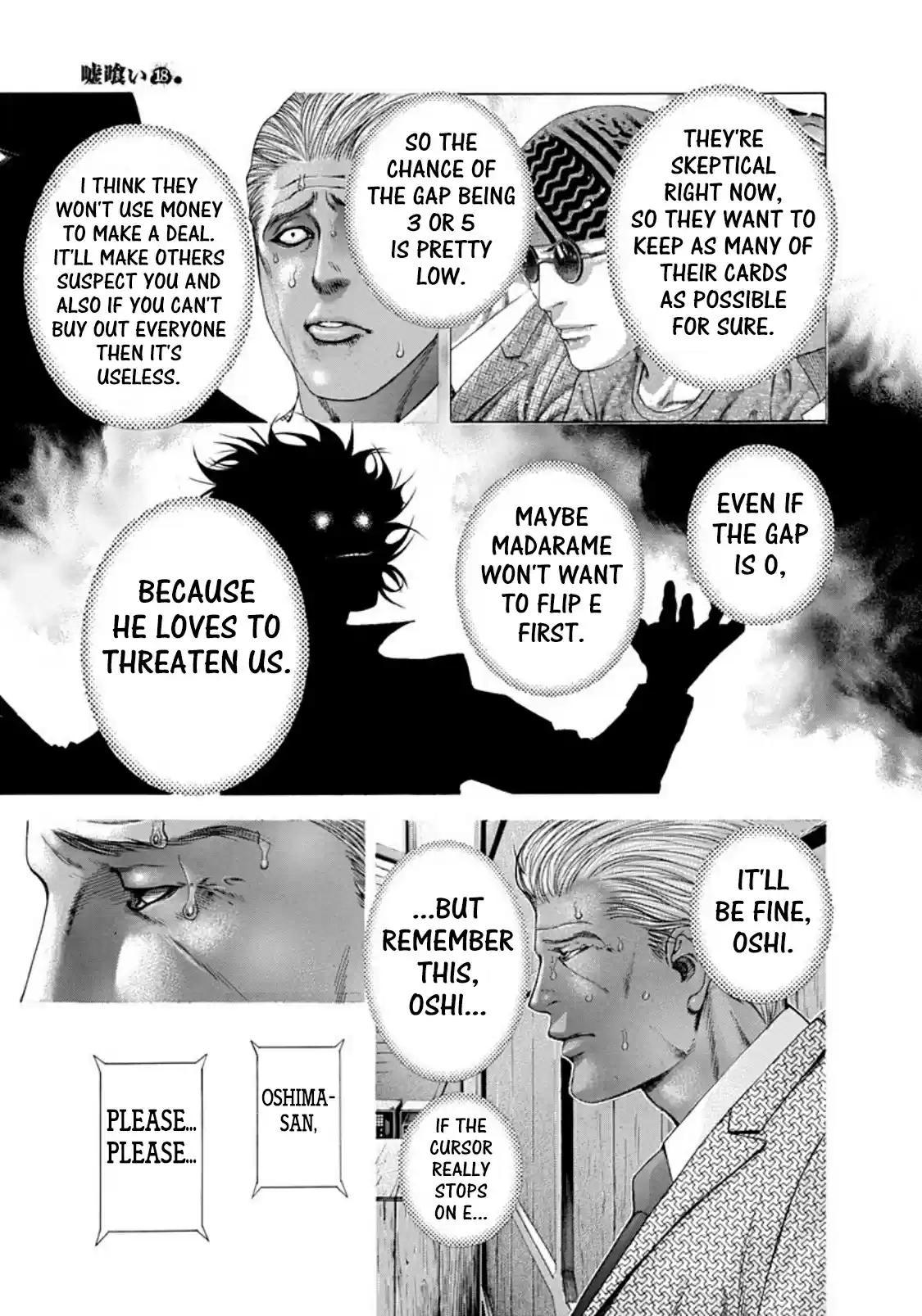 Usogui Vol. 18 Ch. 187 The Darkness Is Calling