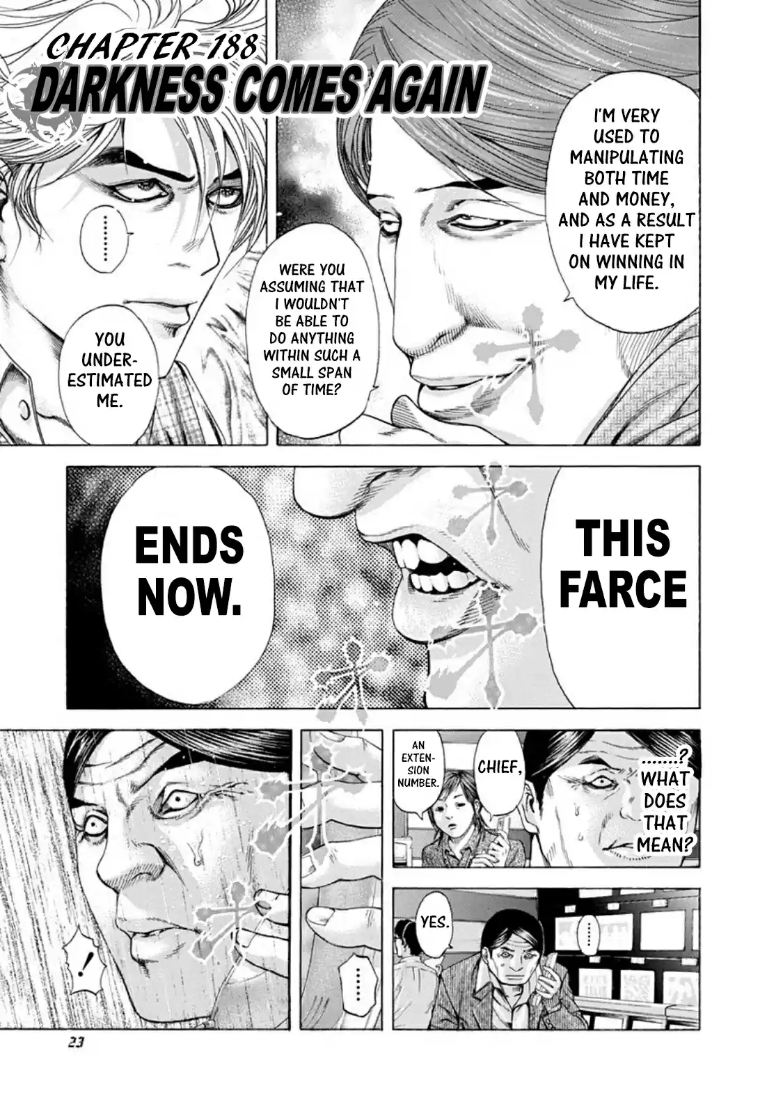 Usogui Vol. 18 Ch. 188 Darkness Comes Again