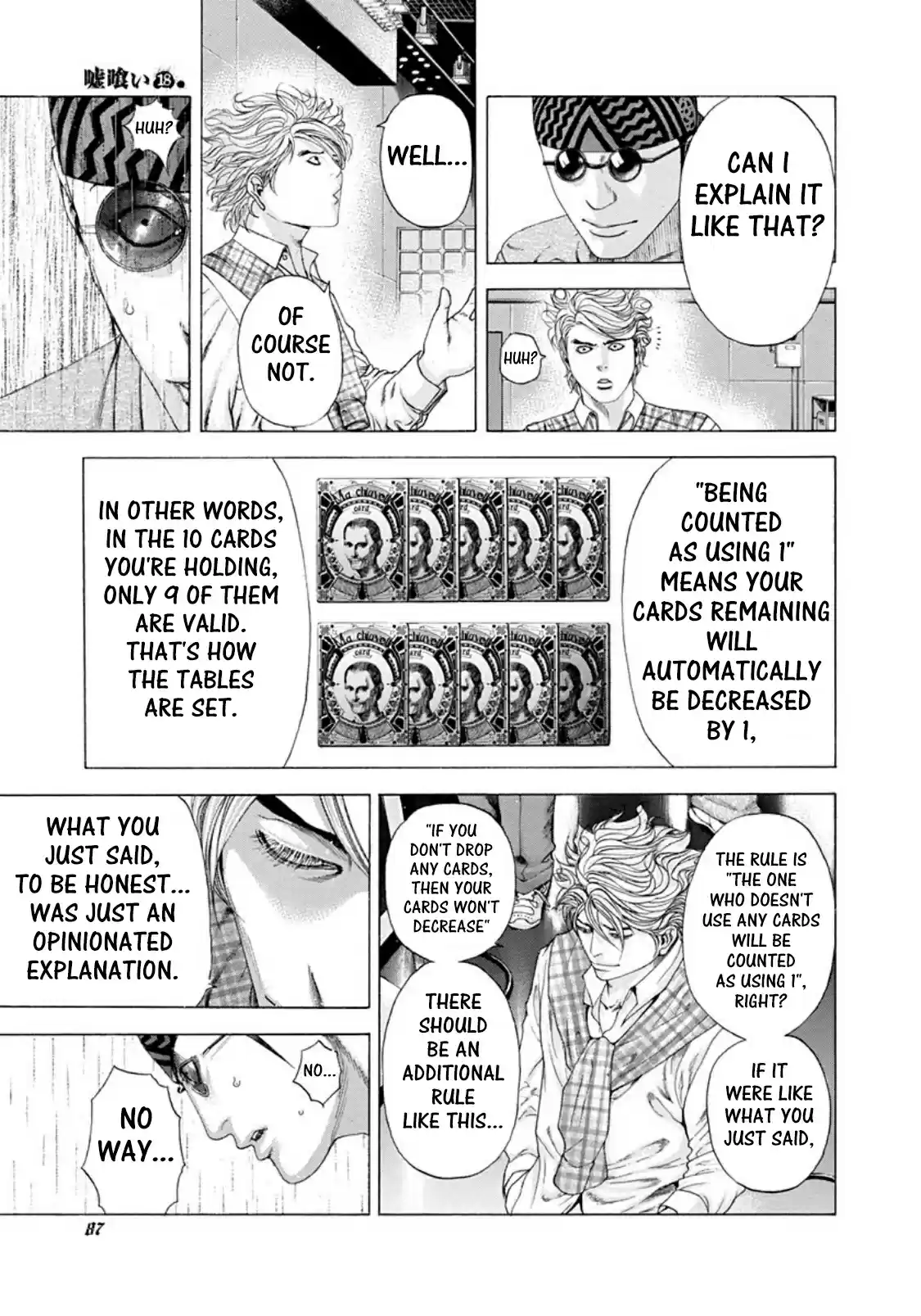 Usogui Vol. 18 Ch. 191 Rules And Hints