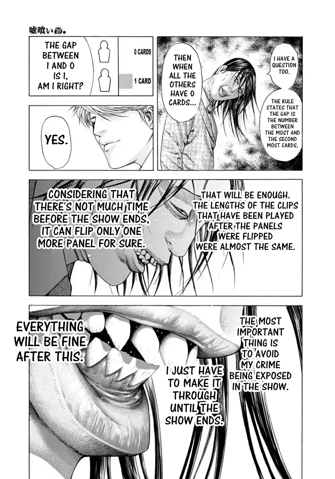 Usogui Vol. 18 Ch. 191 Rules And Hints