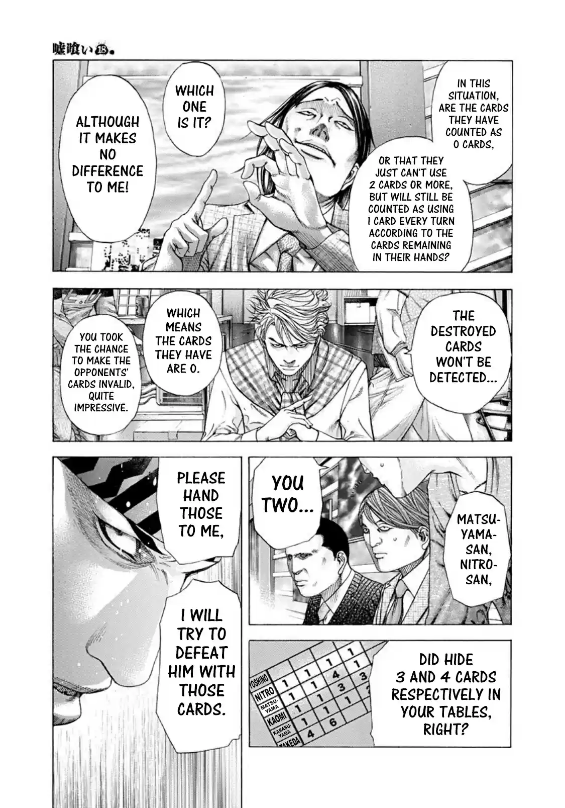 Usogui Vol. 18 Ch. 192 No More