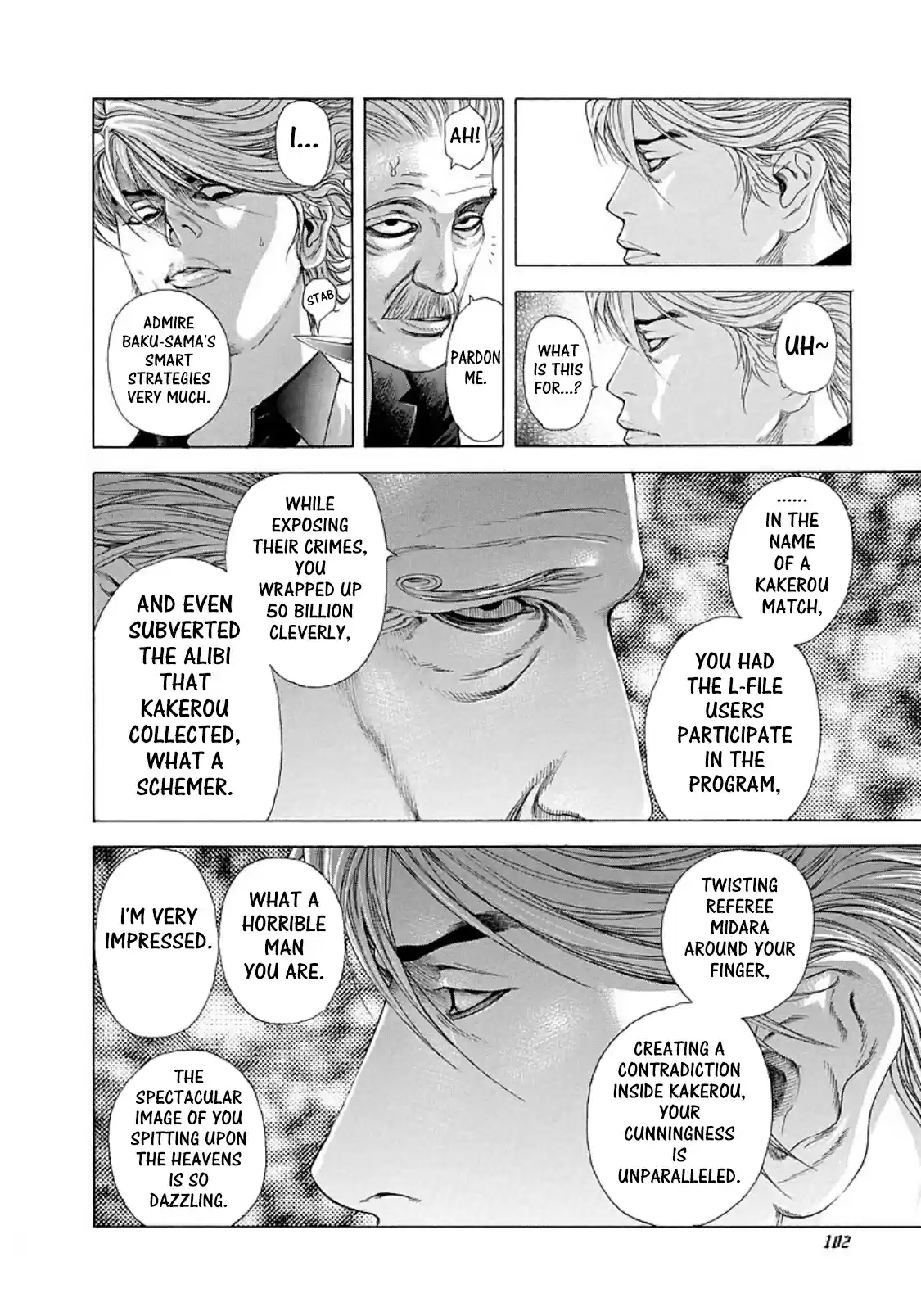 Usogui Vol. 19 Ch. 203 A Calm Mind