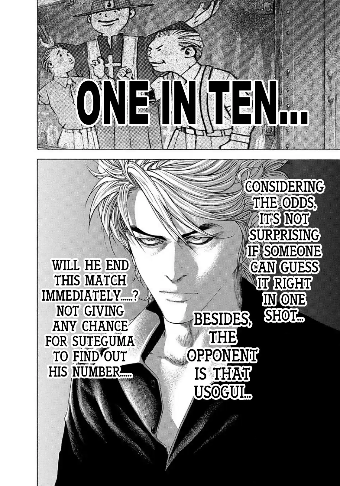 Usogui Vol. 20 Ch. 210 One In Ten Chance