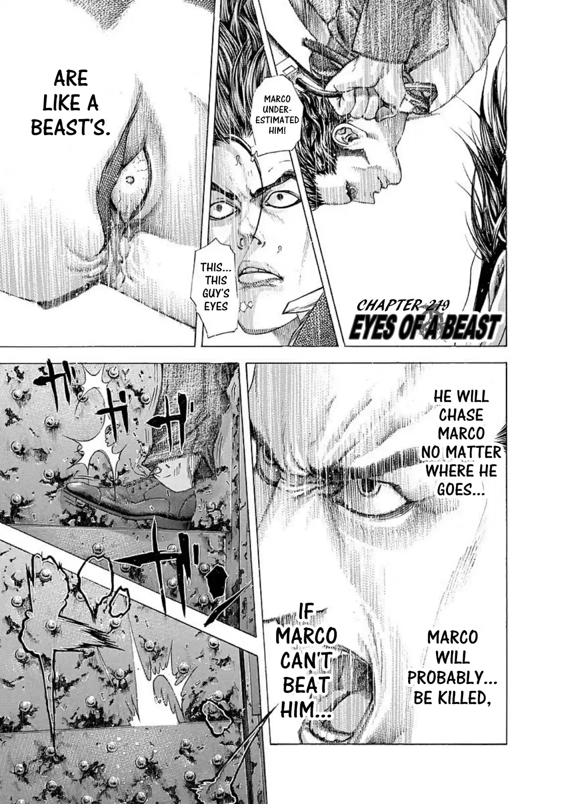 Usogui Vol. 20 Ch. 219 Eyes Of A Beast