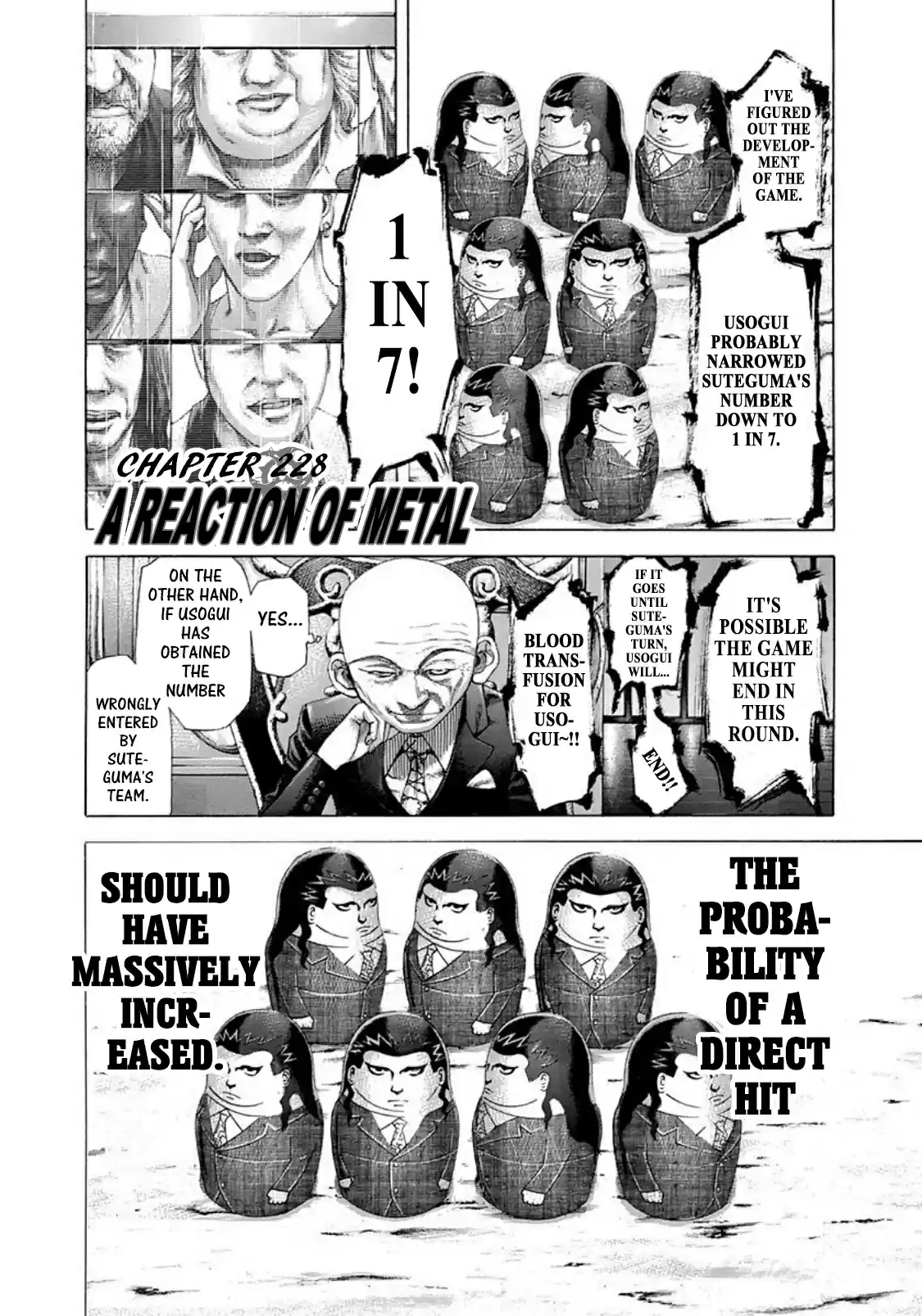 Usogui Vol. 21 Ch. 228 A Reaction Of Metal