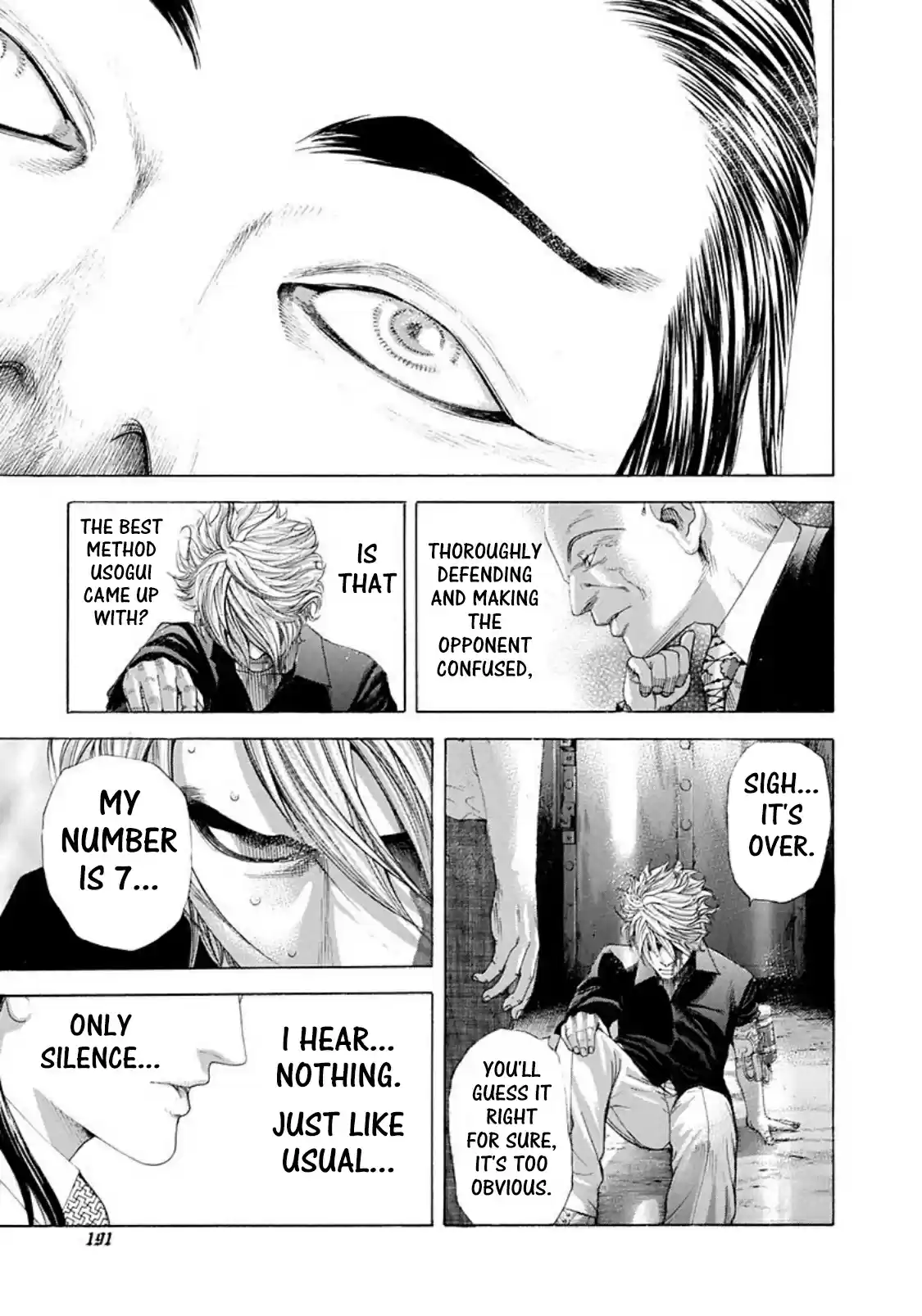 Usogui Vol. 21 Ch. 229 Double edged Sword