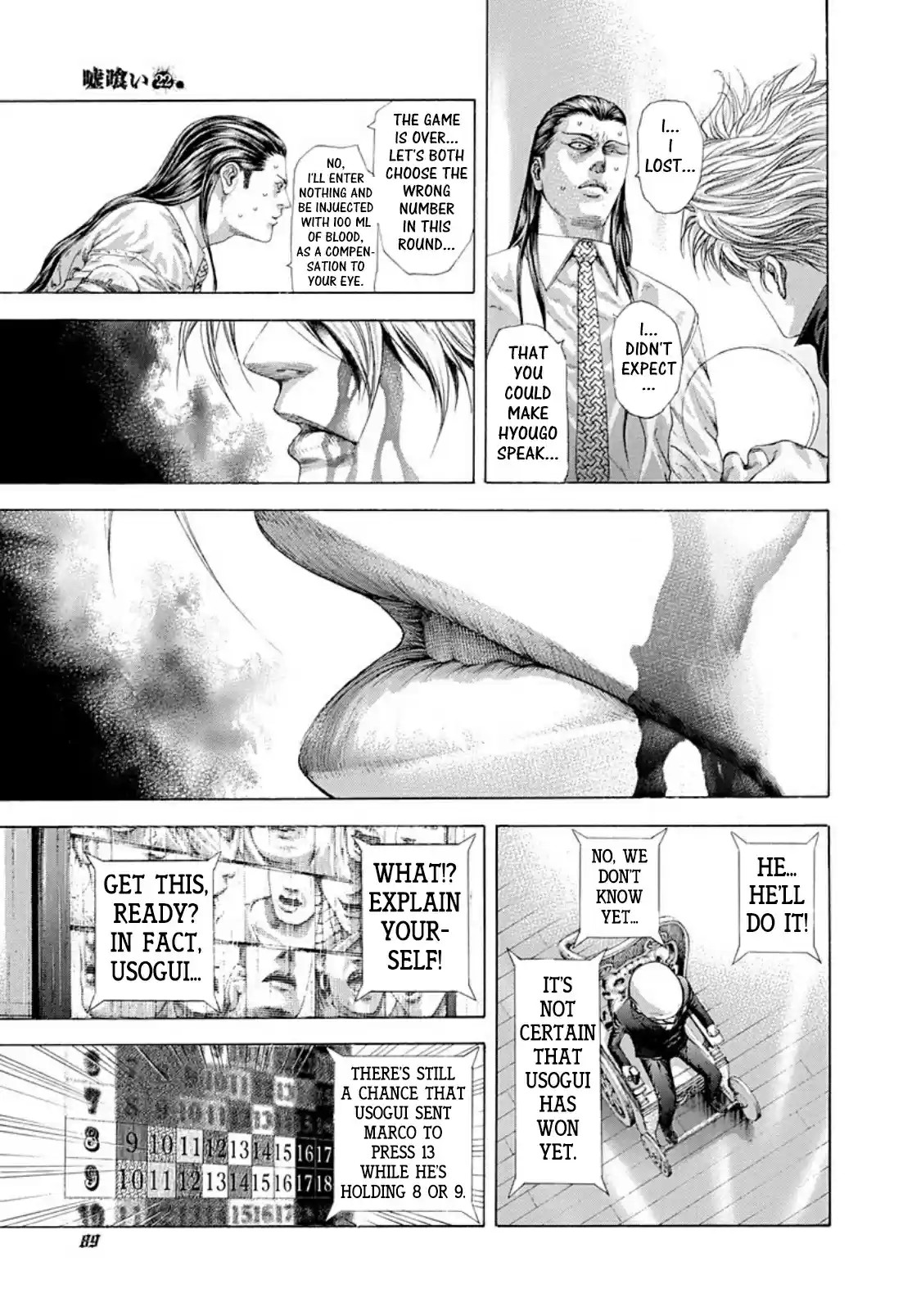 Usogui Vol. 22 Ch. 235 The Devil's Number