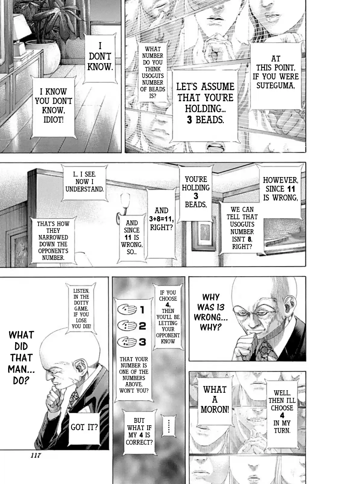 Usogui Vol. 24 Ch. 258 Ten Bridges