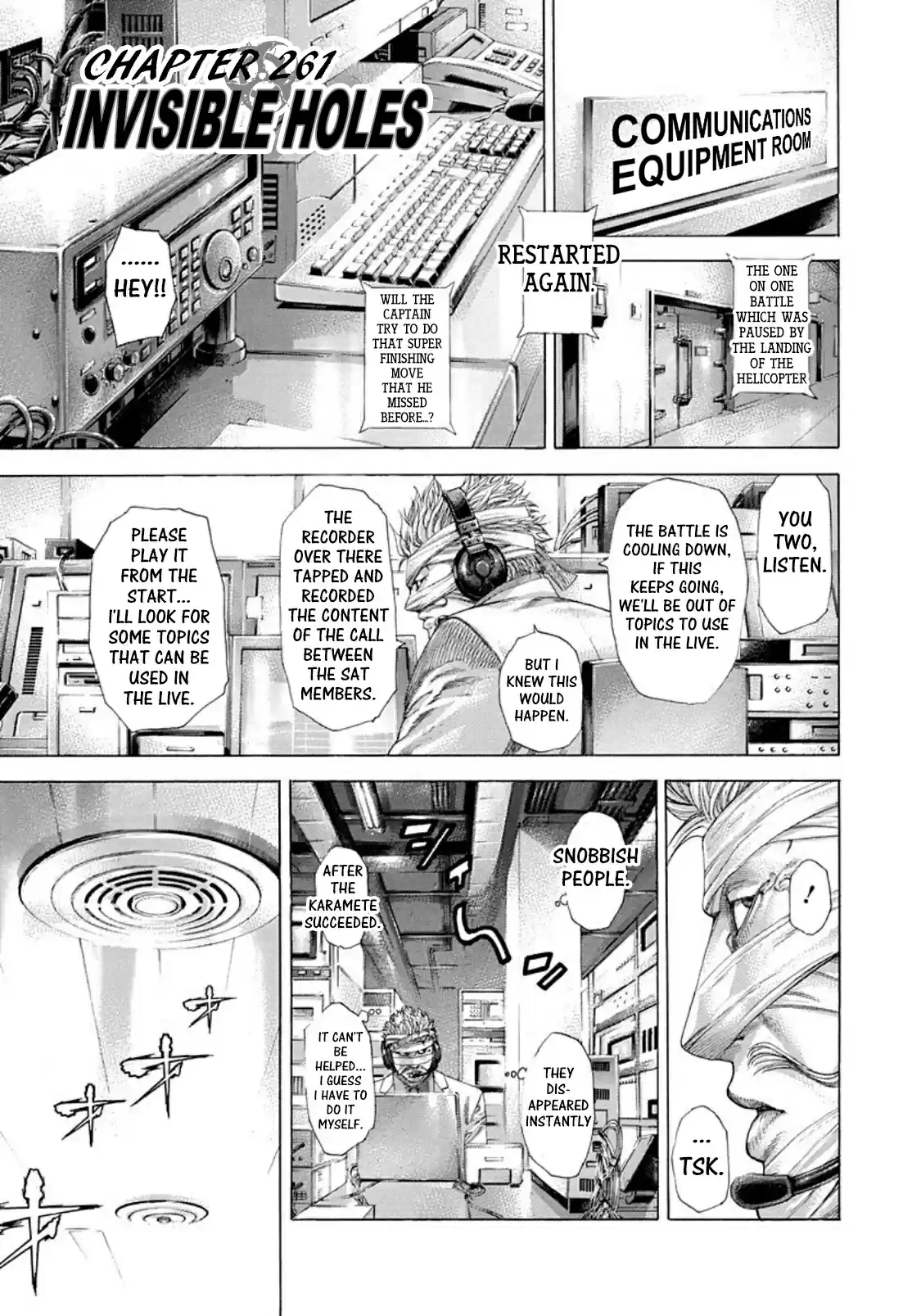 Usogui Vol. 24 Ch. 261 Invisible Holes