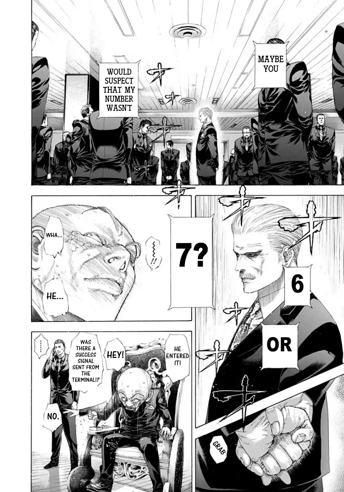 Usogui Vol. 24 Ch. 261 Invisible Holes