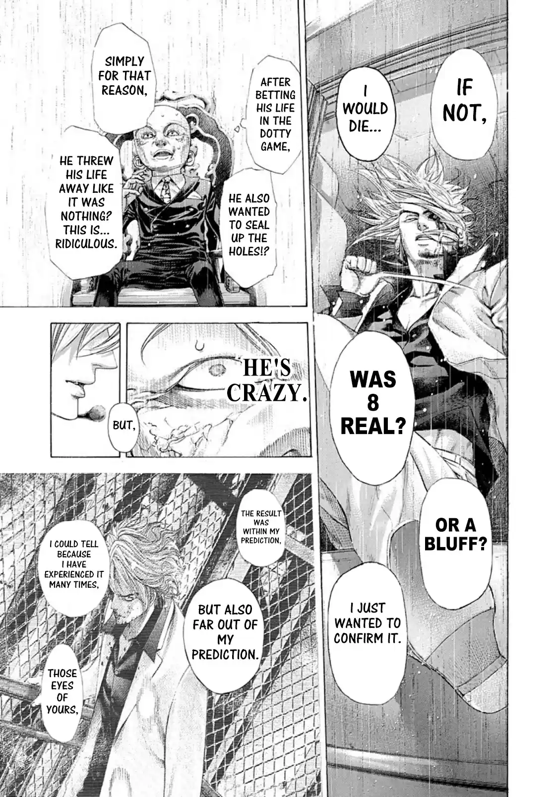 Usogui Vol. 24 Ch. 261 Invisible Holes