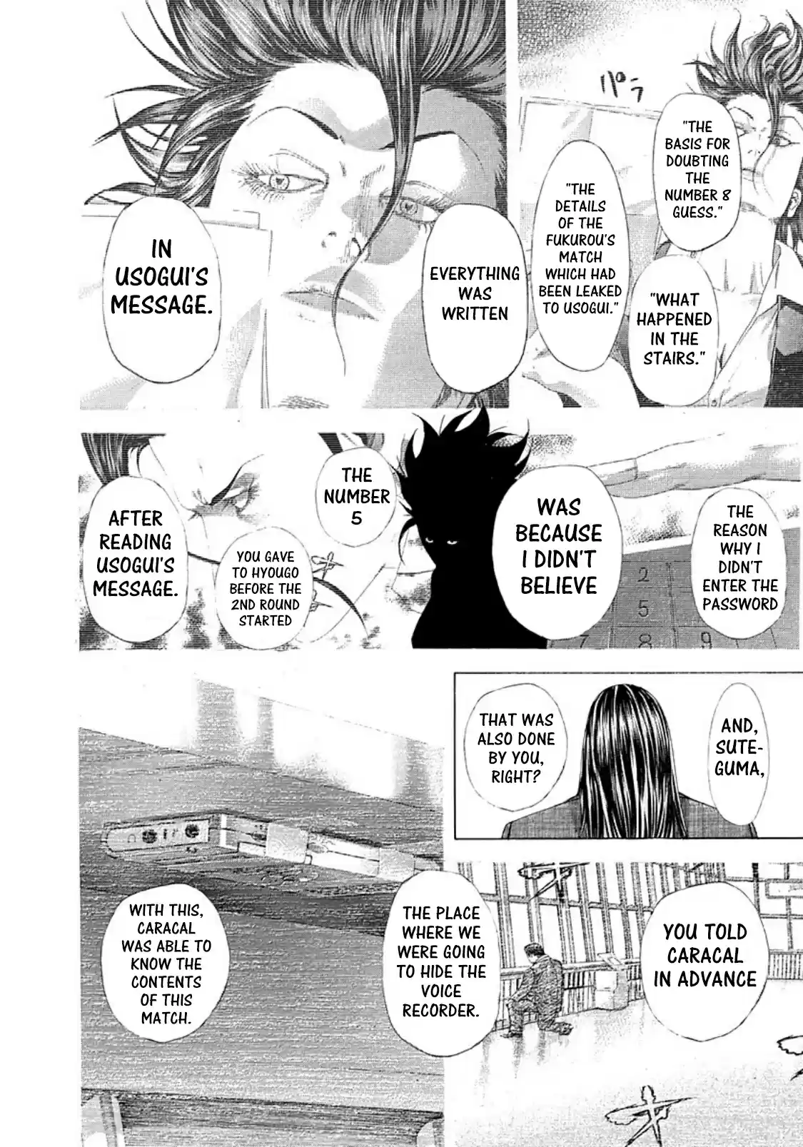 Usogui Vol. 24 Ch. 262 The Weird Feeling In Violence, Bullets And Deceit