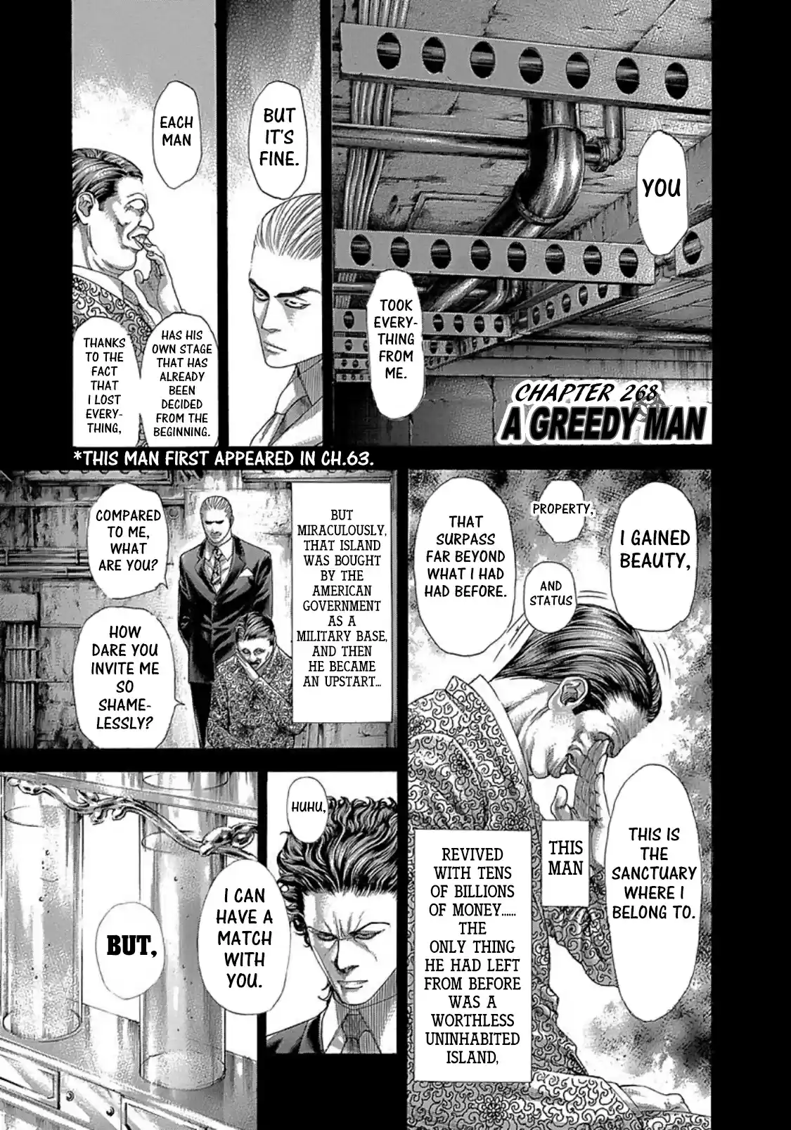 Usogui Vol. 25 Ch. 268 A Greedy Man