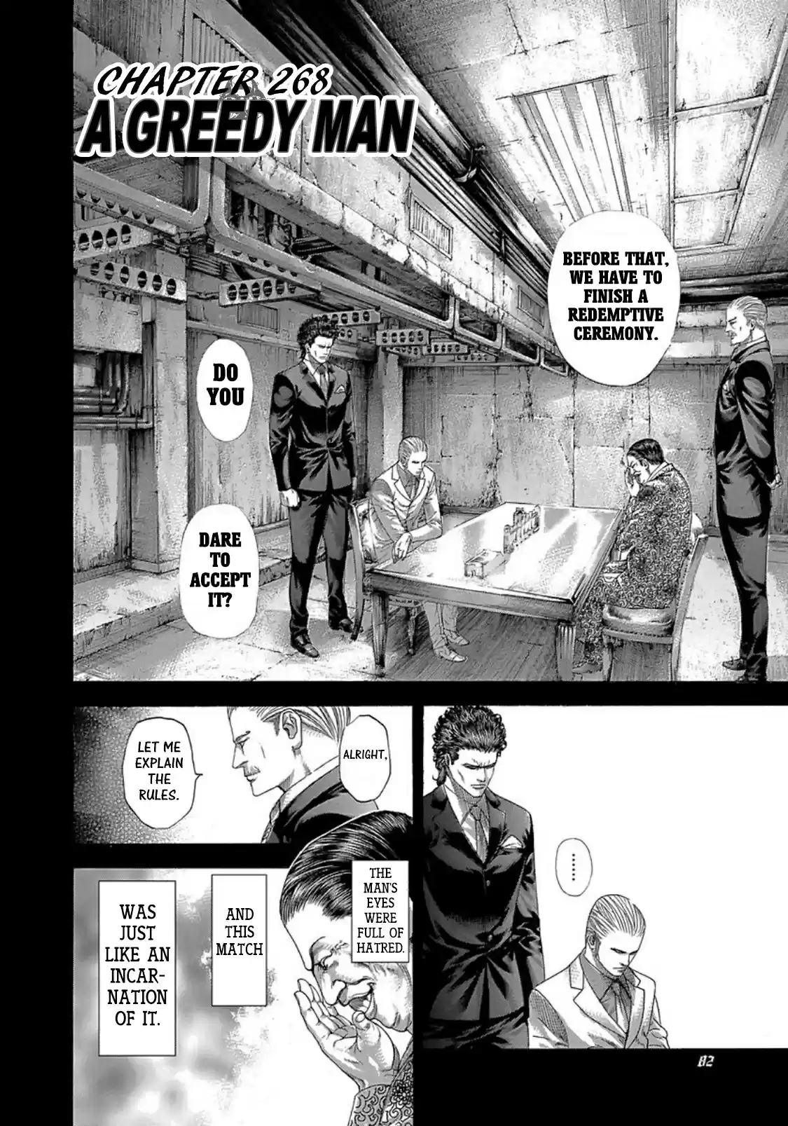 Usogui Vol. 25 Ch. 268 A Greedy Man