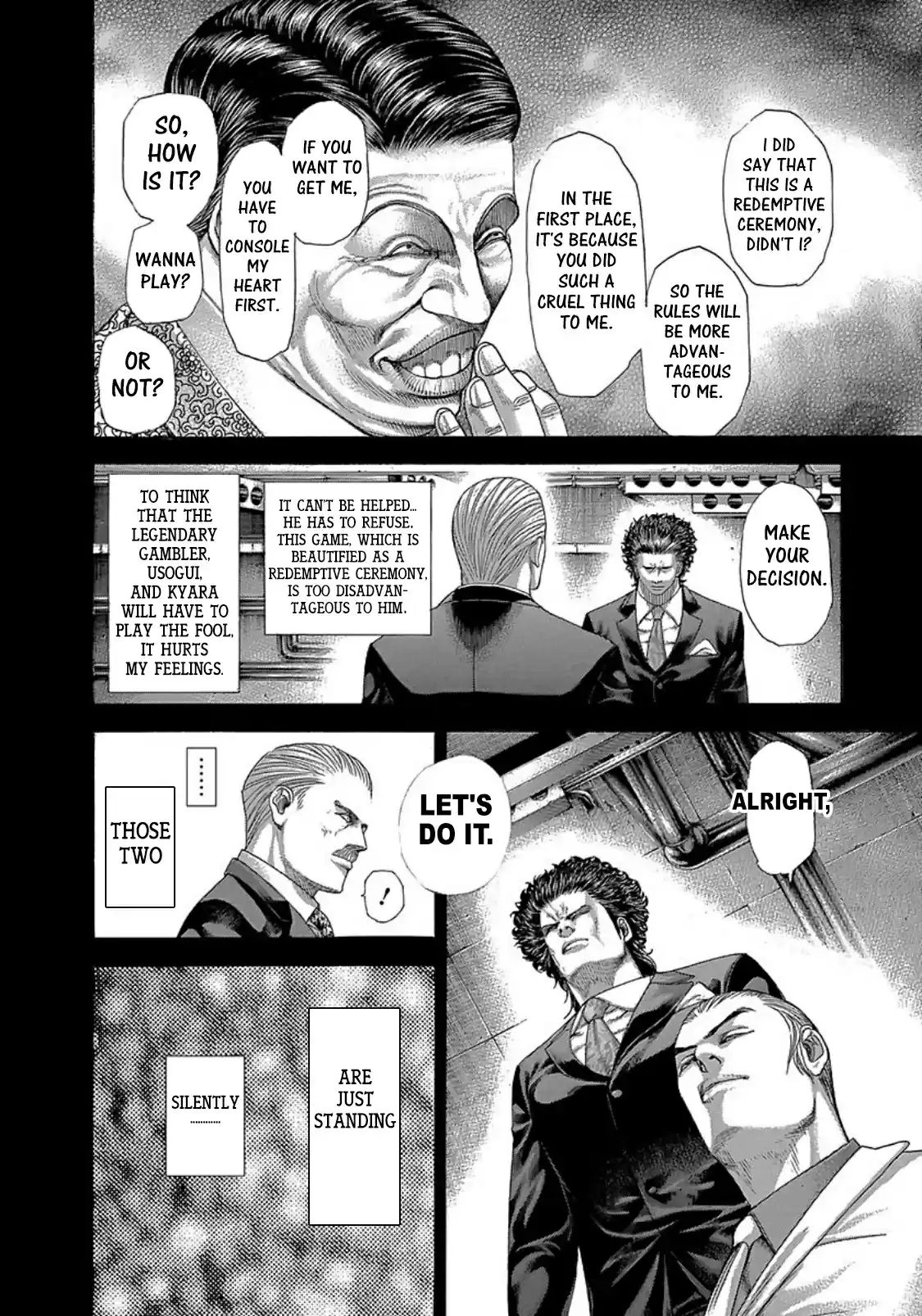 Usogui Vol. 25 Ch. 268 A Greedy Man