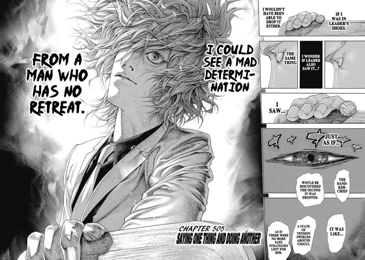 Usogui Vol. 46 Ch. 505 Saying One Thing And Doing Another