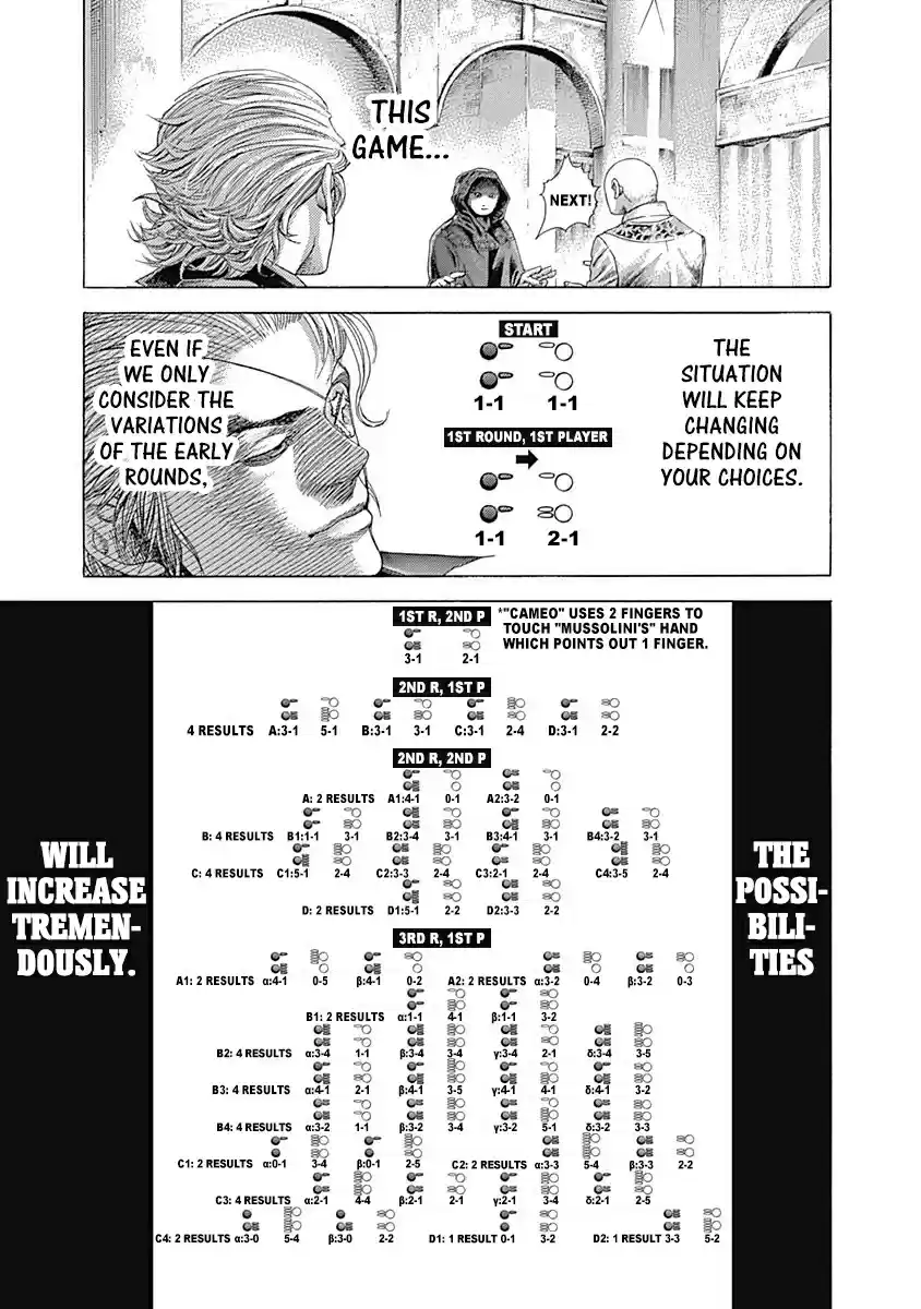 Usogui Vol.36 Chapter 390: No.0 Returns