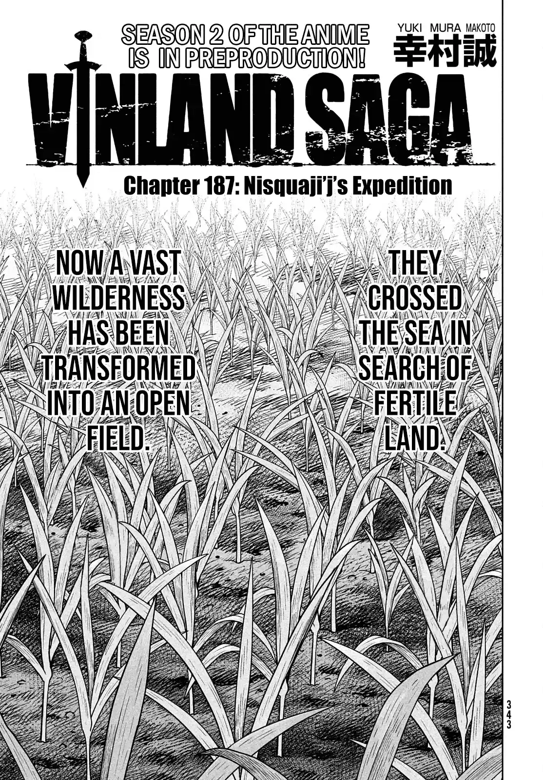 Vinland Saga Chapter 187
