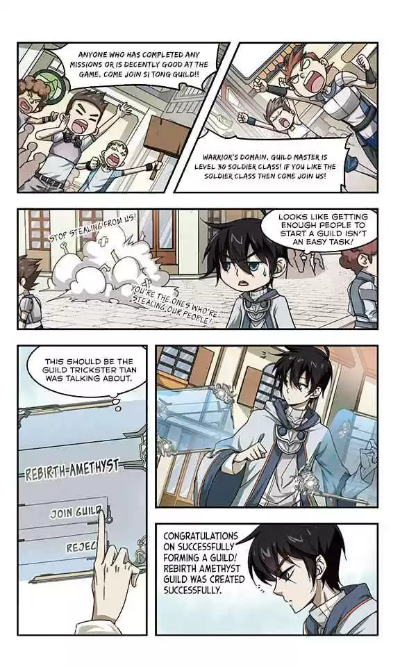 Virtual World: Close Combat Mage Ch. 8.5 Rebirth Amethyst Guild