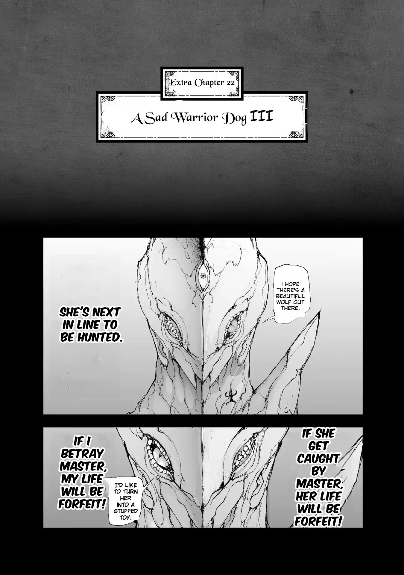Vol.3 Chapter 60.5: A Sad Warrior Dog Iii