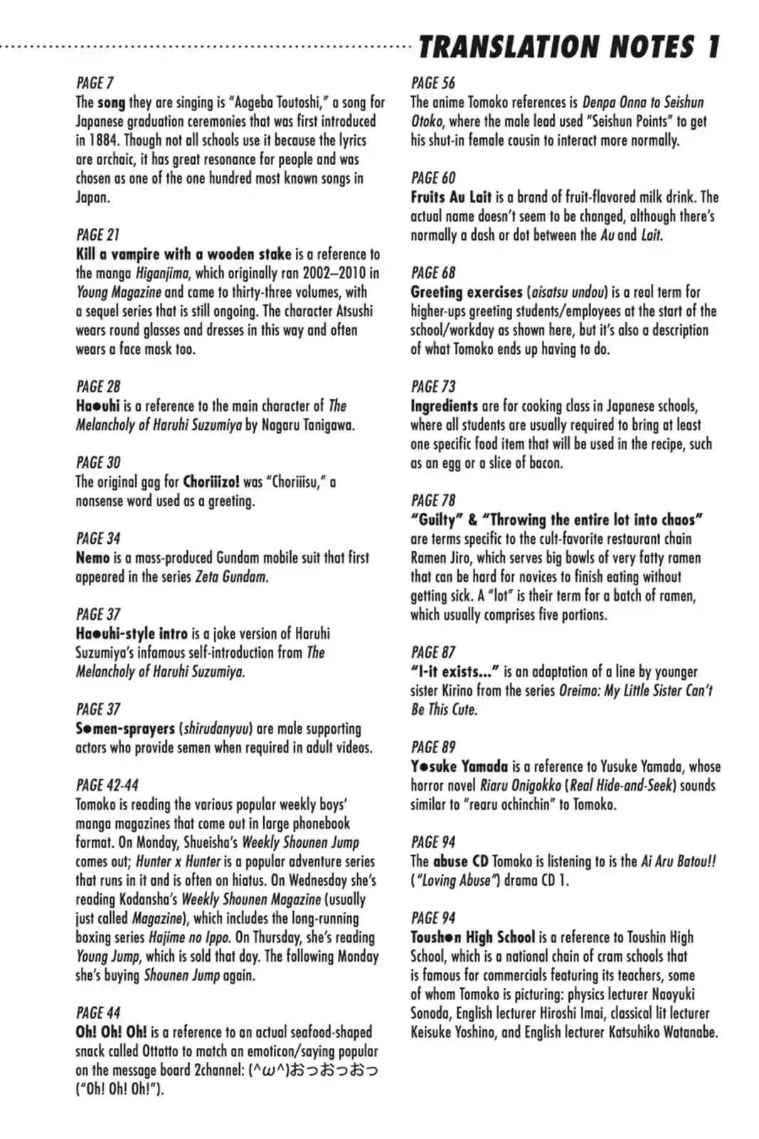 WataMote Chapter 46.5