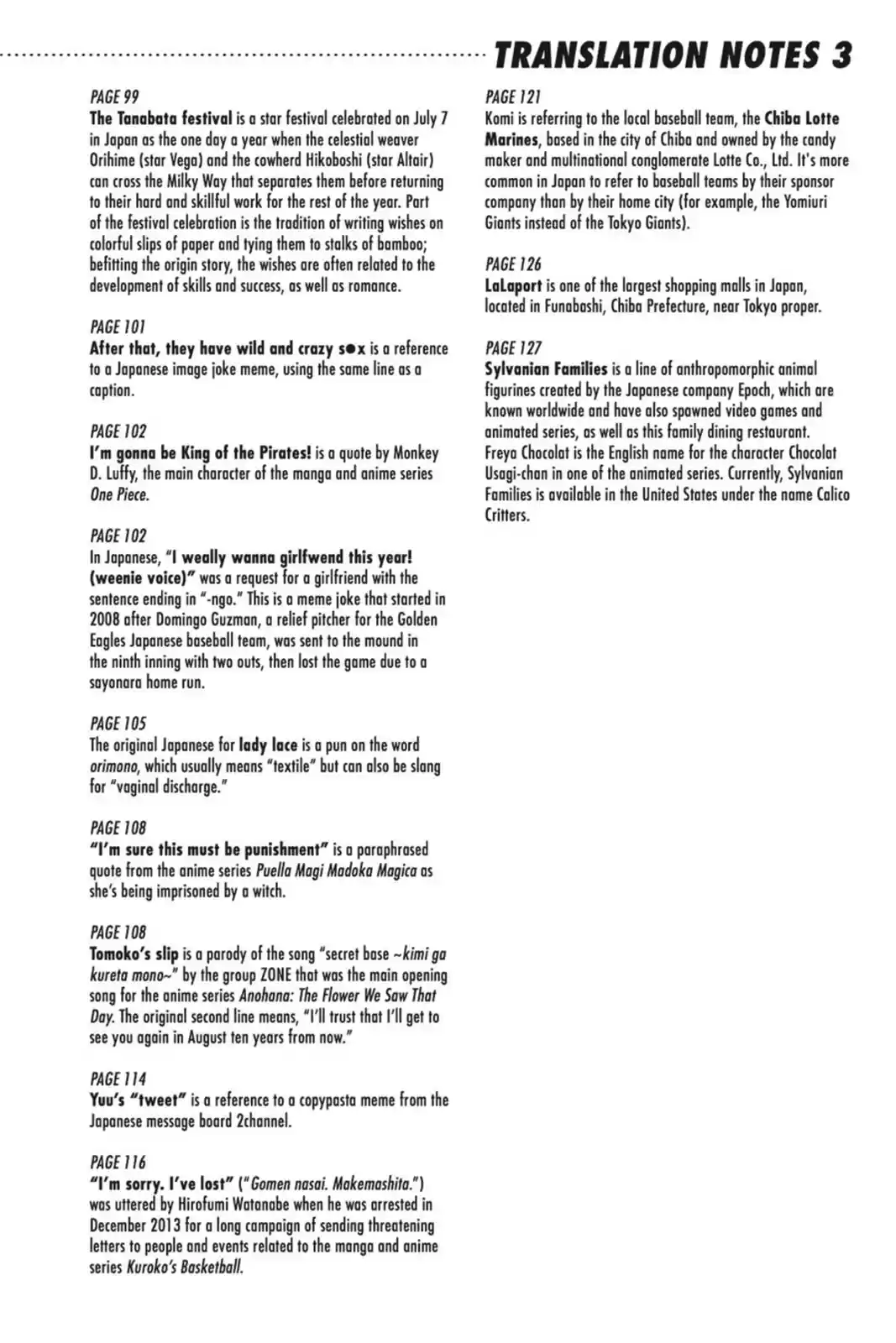 WataMote Chapter 55.5