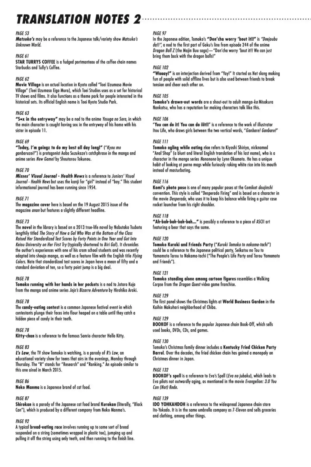 WataMote Chapter 88.5