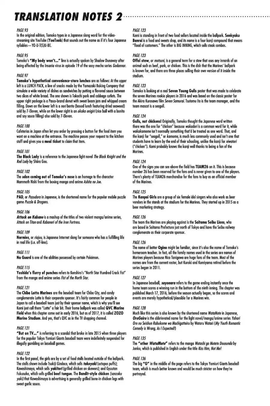 WataMote Chapter 98.5