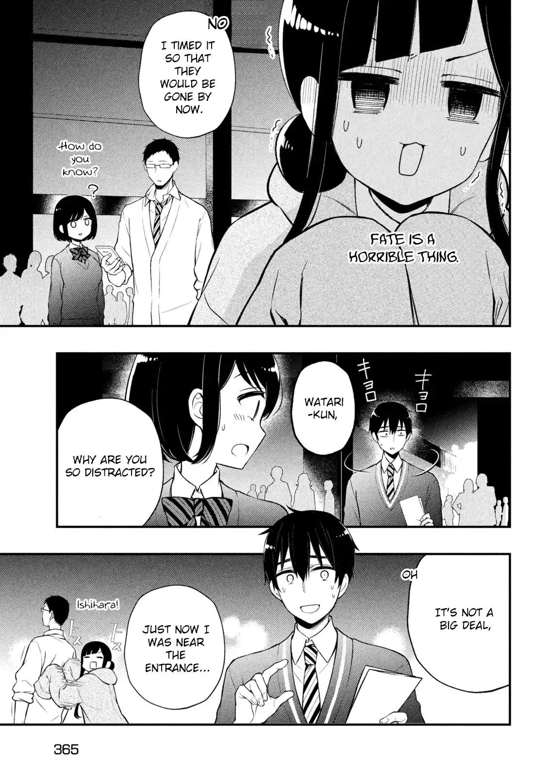 Watari-kun no ×× ga Houkai Sunzen 69