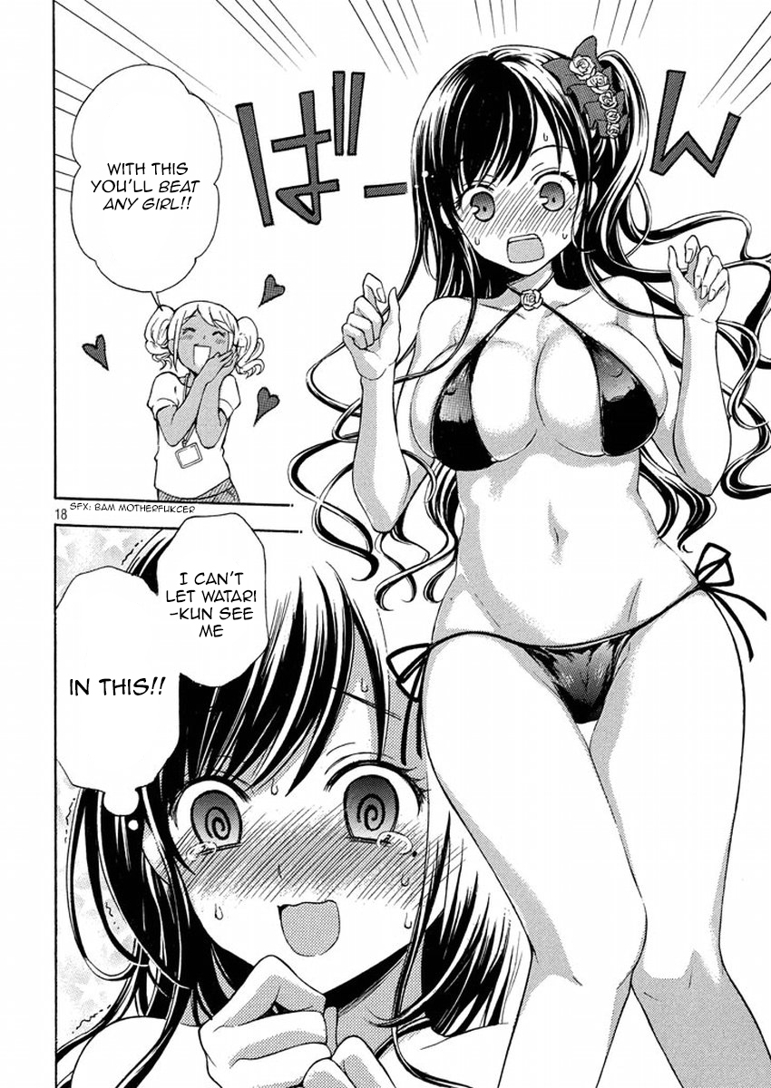 Watari-kun no ×× ga Houkai Sunzen Ch.13