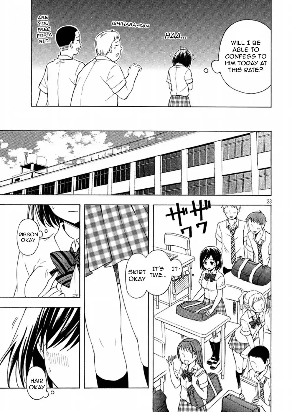 Watari-kun no ×× ga Houkai Sunzen Ch.22