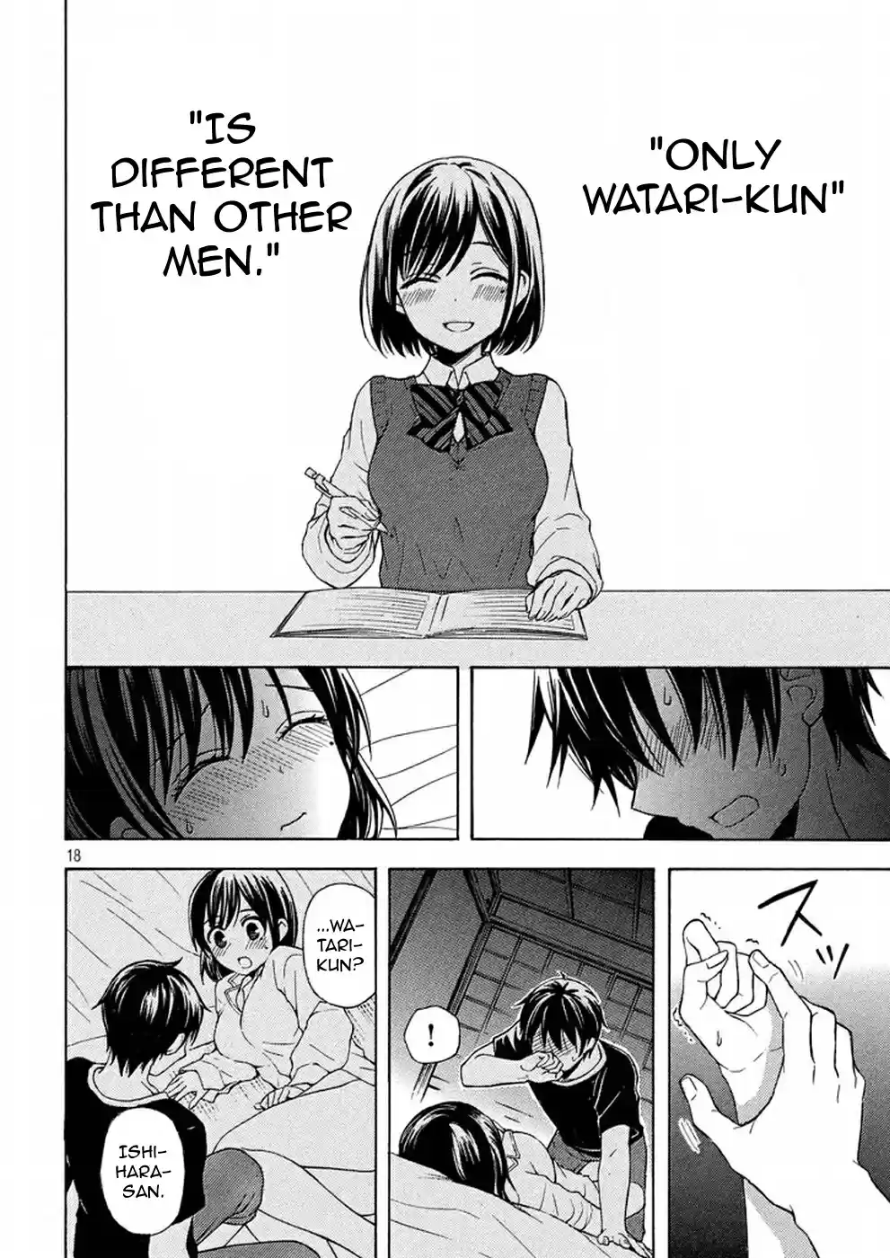 Watari-kun no ×× ga Houkai Sunzen Ch.32