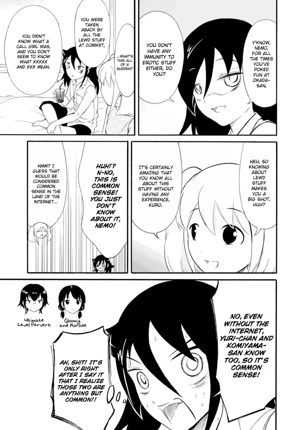 Watashi ga Motenai no wa Dou Kangaetemo Omaera ga Warui! Ch. 178 Since I'm Not Popular, We'll Have a Sleepover and Watch Anime