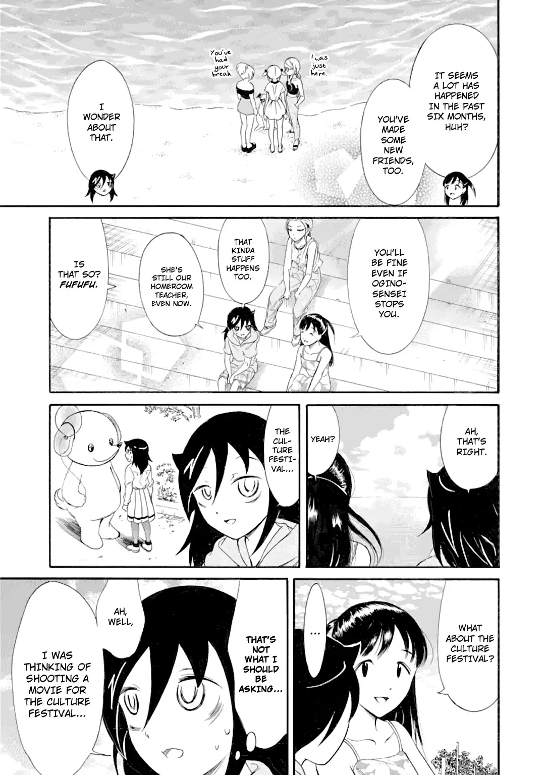 Watashi ga Motenai no wa Dou Kangaetemo Omaera ga Warui! Ch. 182 Since I'm Not Popular, The Summer Will End With the Beach