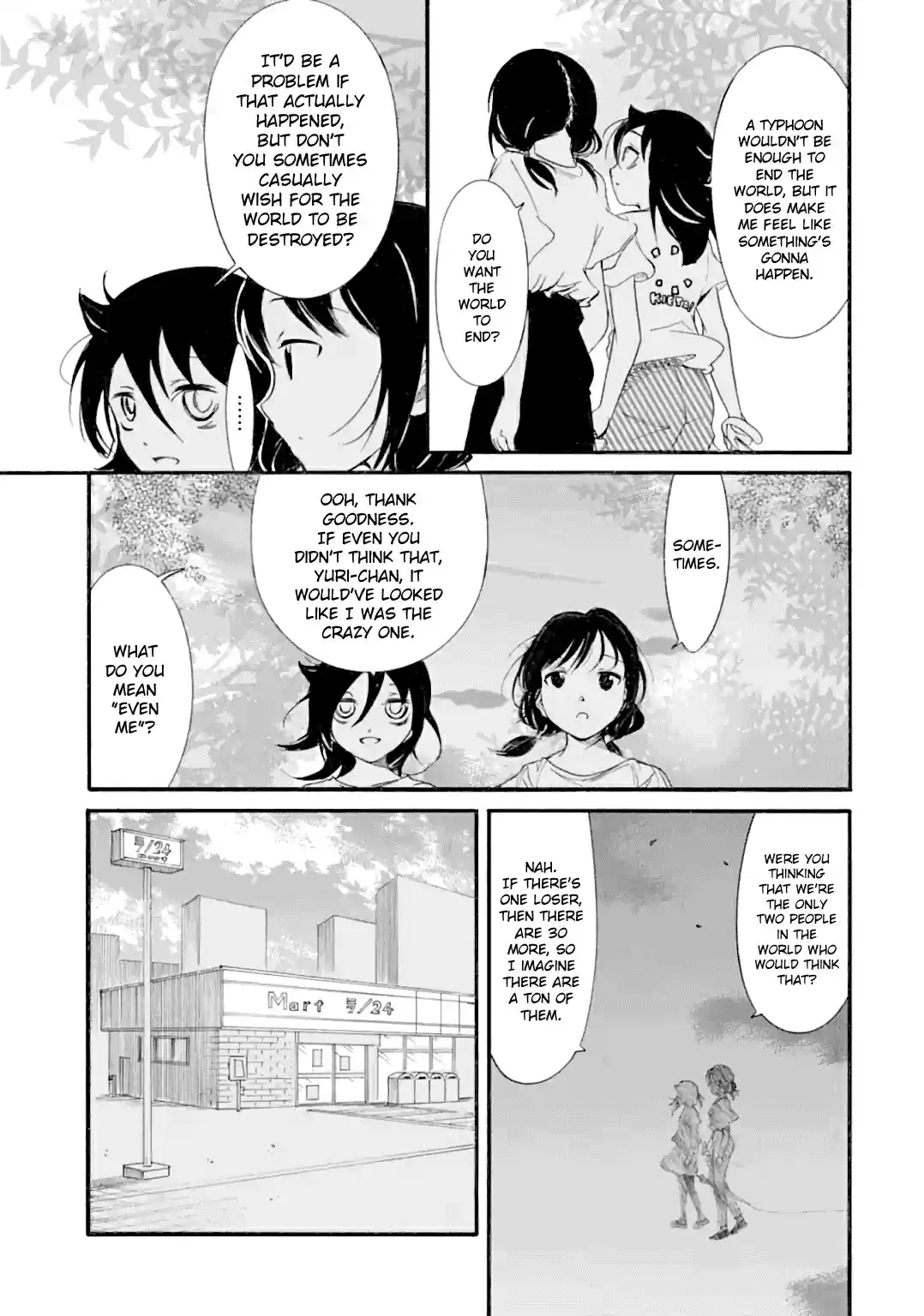 Watashi ga Motenai no wa Dou Kangaetemo Omaera ga Warui! Ch. 183 Since I'm Not Popular, A Typhoon is Coming (Part 1)