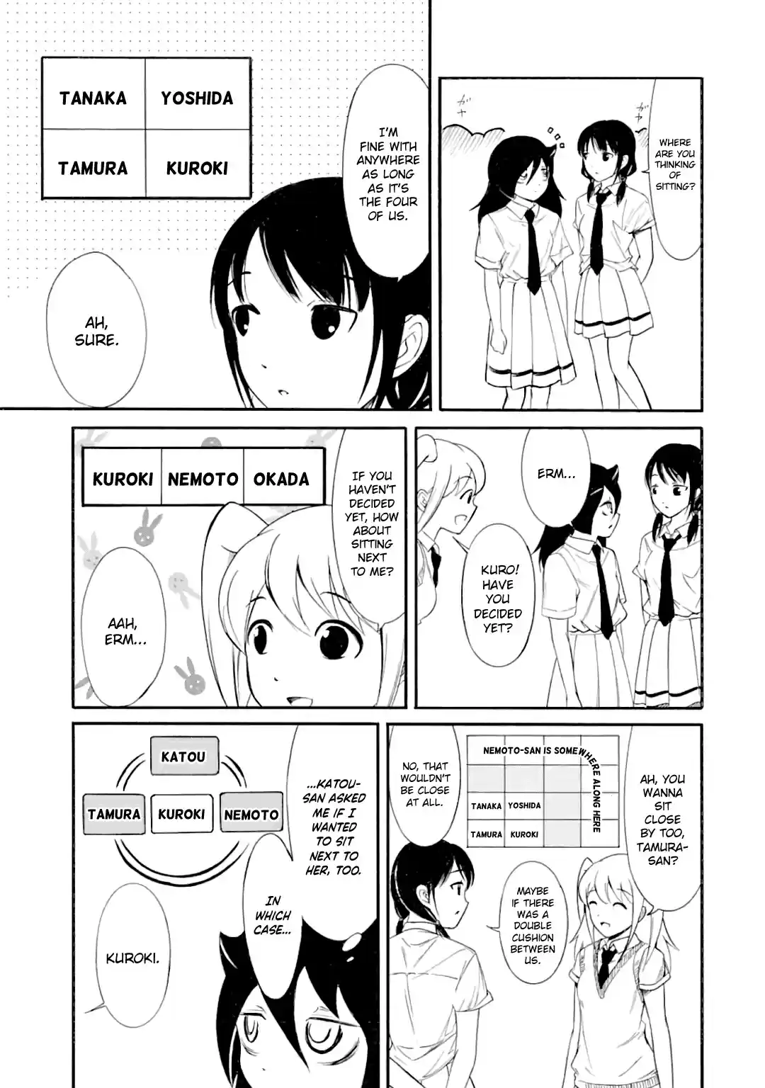 Watashi ga Motenai no wa Dou Kangaetemo Omaera ga Warui! Ch. 185 Since I'm Not Popular, I'll Freely Choose My Own Seat