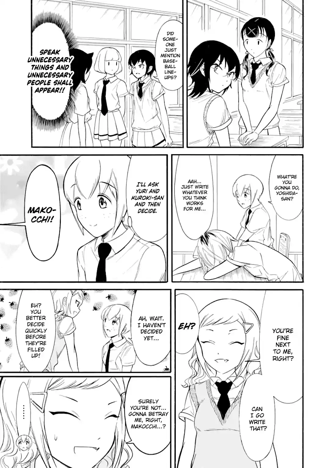 Watashi ga Motenai no wa Dou Kangaetemo Omaera ga Warui! Ch. 185 Since I'm Not Popular, I'll Freely Choose My Own Seat